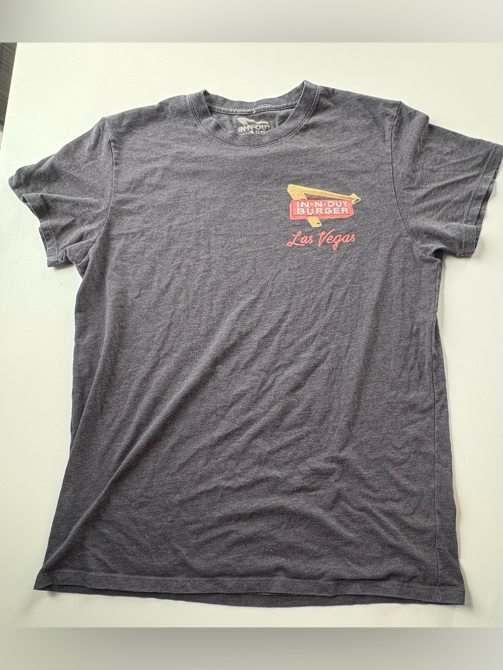 Las Vegas In-N-Out Men’s Charcoal Graphic Tee